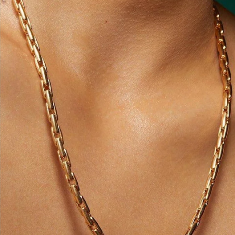 Jenny Bird Constance gold link necklace